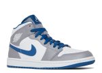 Air Jordan 1 Mid ‘Cement True Blue’