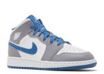 Air Jordan 1 Mid GS ‘Cement True Blue’