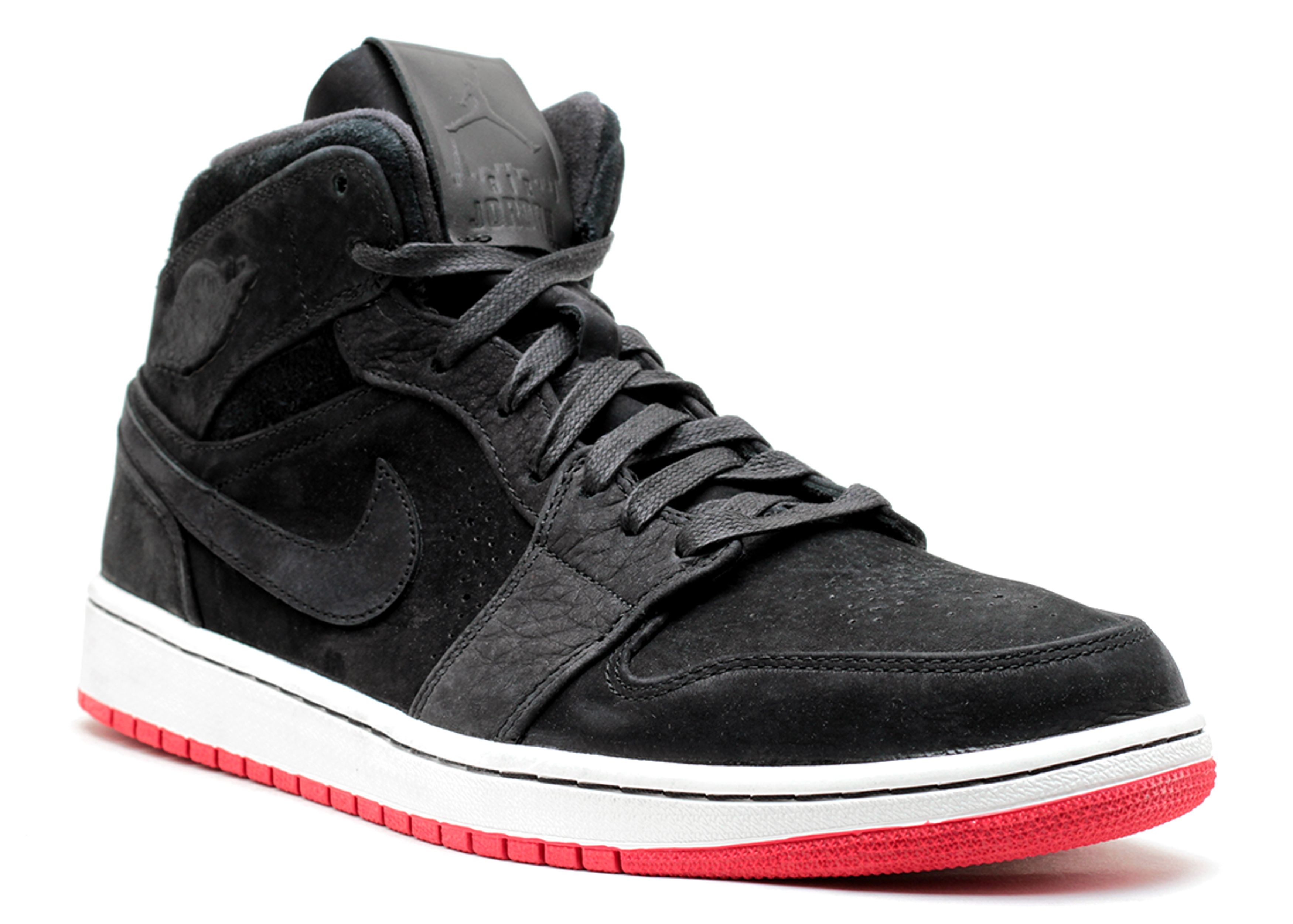 Air Jordan 1 Mid Nouveau ‘Black Red’