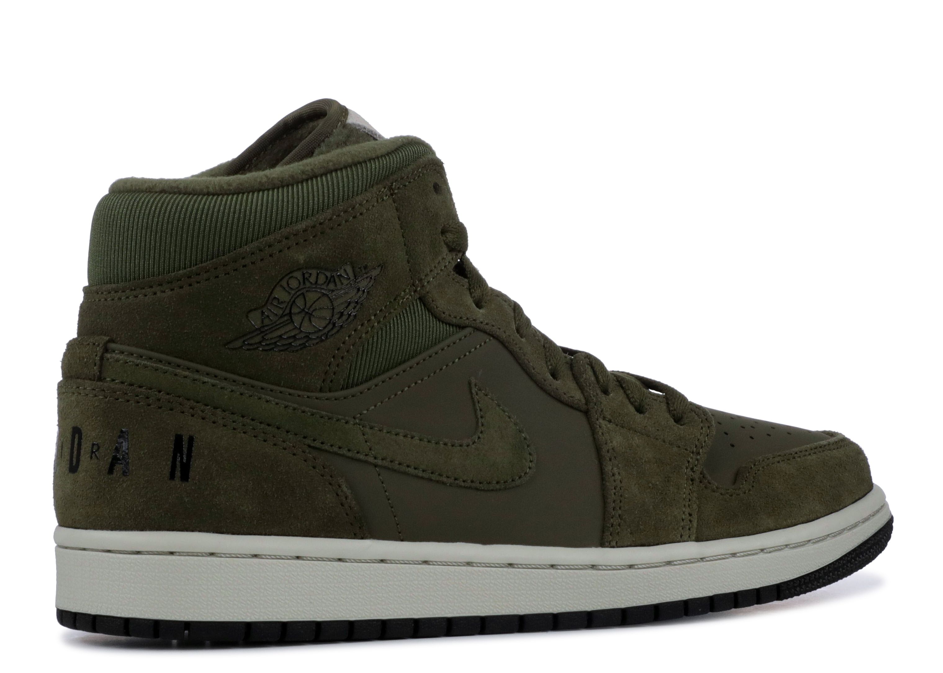 Air Jordan 1 Retro Mid ‘Olive Canvas’