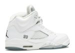 Air Jordan 5 Retro BG ‘Metallic White’