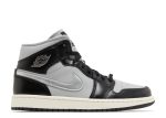 Wmns Air Jordan 1 Mid SE ‘Black Chrome’