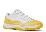 Wmns Air Jordan 11 Low ‘Yellow Snakeskin’