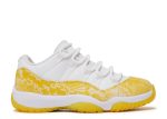 Wmns Air Jordan 11 Low ‘Yellow Snakeskin’