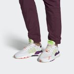 adidas originals Nite Jogger White Green Purple FX3813 CVST