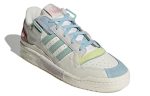 adidas originals Unisex Forum Exhibit Low Sneakers White/Pink/Blue GX4587 CVST