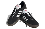 Adidas Vl Court Lifestyle Skate Shoes Black White Gum HQ1801 CVST