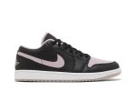 Air Jordan 1 Low SE Black Iced Lilac DV1309-051 CVST