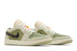 Air Jordan 1 Low SE Craft ‘Light Olive’ FD6819-300 CVST