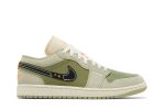 Air Jordan 1 Low SE Craft ‘Light Olive’ FD6819-300 CVST