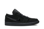 Air Jordan 1 Low Triple Black 2019 553558-056 CVST