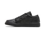 Air Jordan 1 Low Triple Black 2022 553558-093 CVST