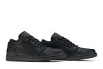 Air Jordan 1 Low Triple Black 553558-091 CVST