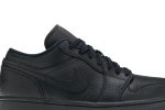 Air Jordan 1 Low Triple Black 553558-091 CVST