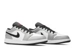 (GS) Air Jordan 1 Low ‘Light Smoke Grey’ 553560-030 CVST