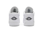 (GS) Air Jordan 1 Low White Black 553560-101 CVST