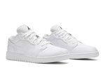 (GS) Air Jordan 1 Low White Black 553560-101 CVST