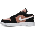 (GS) Air Jordan 1 Low ‘White Rose Gold’ 554723-090 CVST