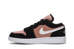 (GS) Air Jordan 1 Low ‘White Rose Gold’ 554723-090 CVST