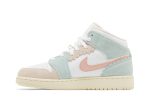 (GS) Air Jordan 1 Mid SE Pink Oxford DZ5361-100 CVST