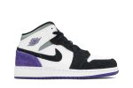 (GS) Air Jordan 1 Mid SE ‘Varsity Purple’ BQ6931-105 CVST