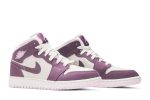 (GS) Air Jordan 1 Retro Mid ‘Pro Purple’ 555112-500 CVST