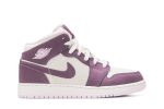 (GS) Air Jordan 1 Retro Mid ‘Pro Purple’ 555112-500 CVST