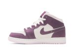 (GS) Air Jordan 1 Retro Mid ‘Pro Purple’ 555112-500 CVST