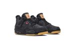 (GS) Levis x Air Jordan 4 Retro Black Denim (Levis Tag) AQ9103-001 CVST