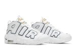 (GS) Nike Air More Uptempo White Midnight Navy 415082-109 CVST