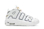 (GS) Nike Air More Uptempo White Midnight Navy 415082-109 CVST