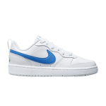 (GS) Nike Court Borough Low 2 ‘White Photo Blue’ BQ5448-123 CVST