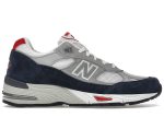 New Balance 991 Grey Navy Red M991GWR CVST