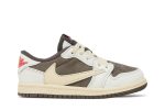 (Preschool) Travis Scott x Air Jordan 1 Low OG Reverse Mocha DO5442-162 CVST