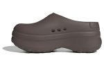 (W) adidas Originals Adilette Clog Plush Brown IH3360 CVST