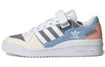 (W) adidas originals Forum Low Wear-resistant Non-Slip Casual Skateboarding Shoes White Blue Gray GZ4405 CVST