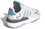 (W) adidas originals Nite Jogger Shoes White/Blue FX6904 CVST