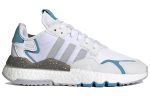 (W) adidas originals Nite Jogger Shoes White/Blue FX6904 CVST