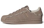 (W) adidas originals Superstar Light Grey Brown GW4440 CVST