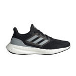 (W) adidas PureBoost 23 Wide Black Silver Metallic IF8063 CVST