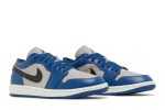 (W) Air Jordan 1 Low ‘French Blue College Grey’ DC0774-402 CVST