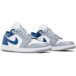 (W) Air Jordan 1 Low ‘Stealth French Blue’ DC0774-042 CVST