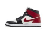 (W) Air Jordan 1 Mid ‘Black Toe’ BQ6472-160 CVST