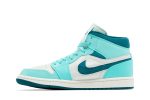 (W) Air Jordan 1 Mid ‘Bleached Turquoise’ DZ3745-300 CVST