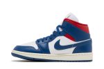 (W) Air Jordan 1 Mid French Blue BQ6472-146 CVST