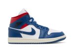 (W) Air Jordan 1 Mid French Blue BQ6472-146 CVST