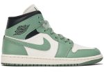 (W) Air Jordan 1 Mid ‘Jade Smoke’ BQ6472-130 CVST