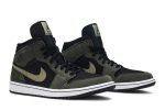 (W) Air Jordan 1 Mid ‘Olive’ BQ6472-030 CVST