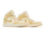 (W) Air Jordan 1 Mid ‘Pale Vanilla Gold’ FB9892-200 CVST