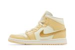 (W) Air Jordan 1 Mid ‘Pale Vanilla Gold’ FB9892-200 CVST